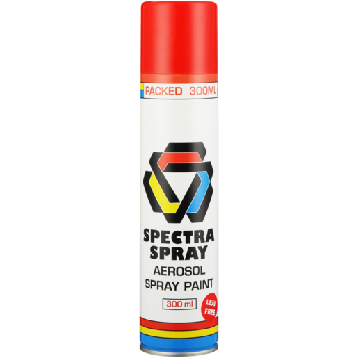 Spectra Spray Signal Red Aerosol Spray Paint 300ml