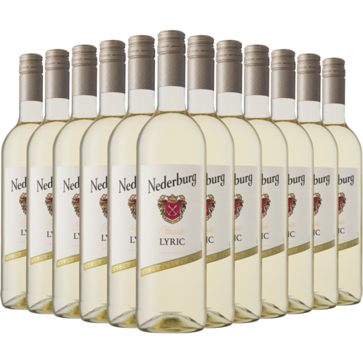 Nederburg Lyric Sauvignon Blanc & Chenin Blanc White Wine Bottles 12 x 750ml