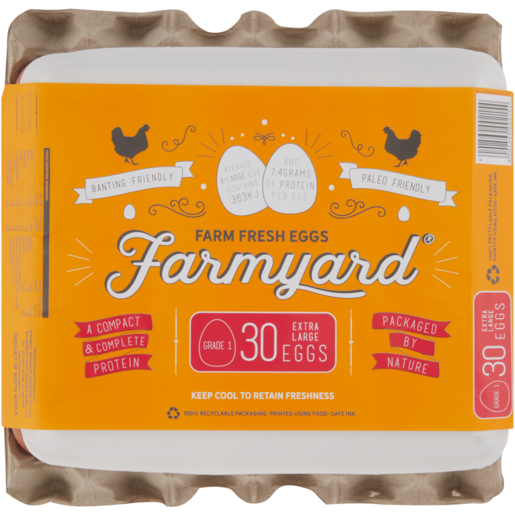 Farmyard Eggs 30 Pack