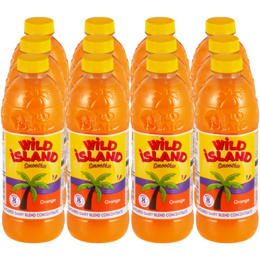 Wild Island Orange Flavoured Dairy Blend Concentrate 12 x 1L 