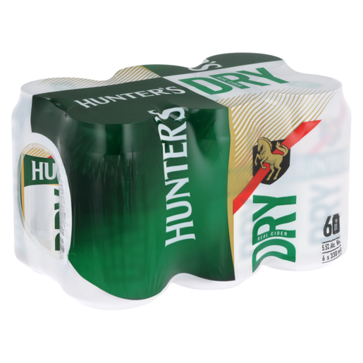 Hunter's Dry Cider Cans 6 x 330ml