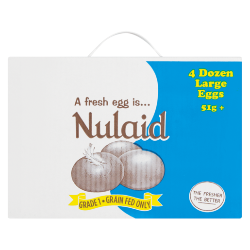 Nulaid Large Eggs Tray 48 Pack
