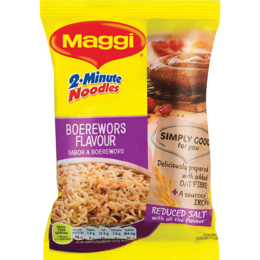 Maggi Boerewors Flavoured 2 Minute Noodles 73g