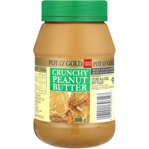 Pot O'Gold Crunchy Peanut Butter 800g