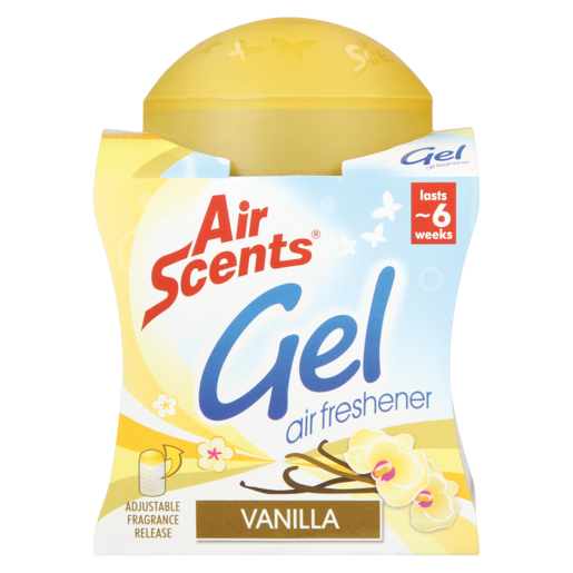 Air Scents Vanilla Scented Gel Air Freshener 135g