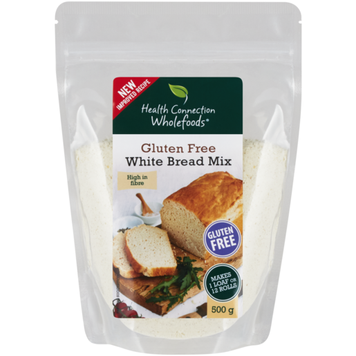 Health Connection Wholefoods Gluten Free White Bread Mix 500g