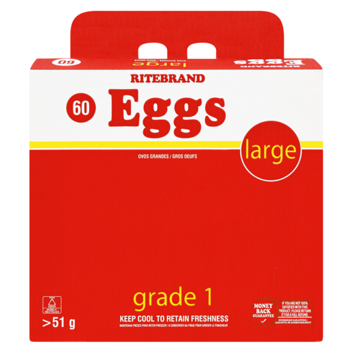 Ritebrand Large Eggs 60 Pack