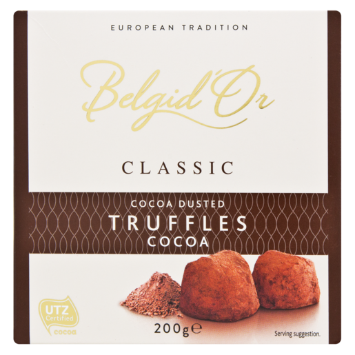 Belgid'Or Classic Cocoa Dusted Truffles 200g