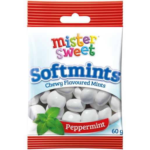 Mister Sweet Peppermint Flavoured Softmints 60g
