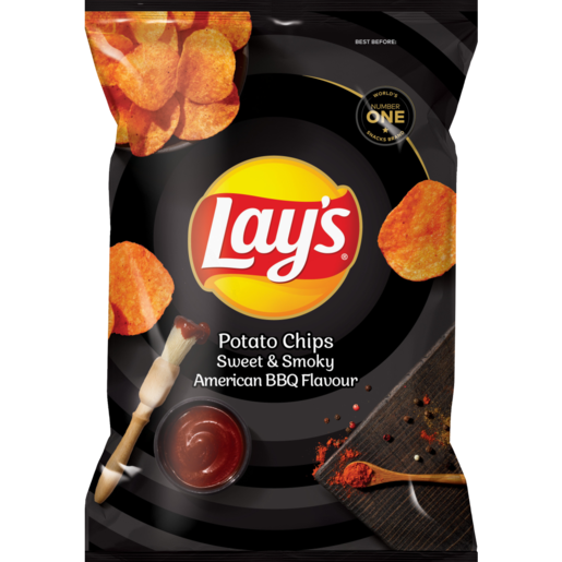 Lay's Sweet & Smoky American BBQ Flavour Potato Chips 36g