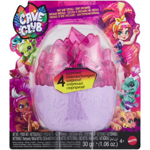 Mattel Cave Club Dino Baby Crystals Suprise Egg