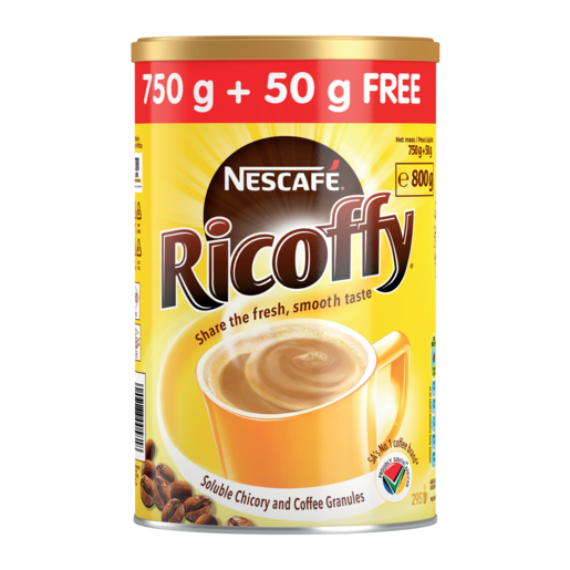 NESCAFÉ RICOFFY Original Instant Coffee 750g + 50g