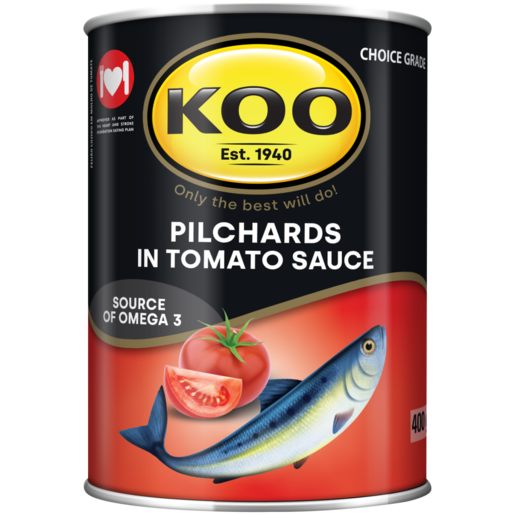 KOO Pilchards In Tomato Sauce 400g