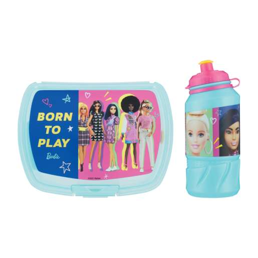 Barbie Born To Play Lunchbox & Bottle Set