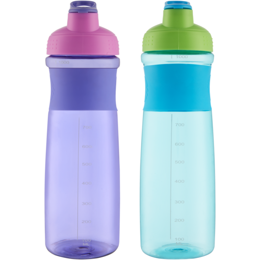 Plastic Funky Water Bottle 1L (Assorted Item - Supplied At Random)