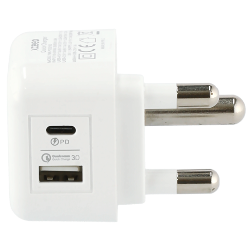 Xceed White Travel Charger PD20W + QC3.0