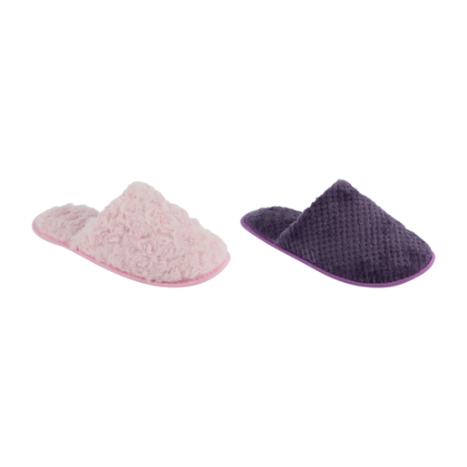 Ladies Mule Slippers Size 3 - 8 (Assorted Item - Supplied at Random)
