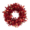 Red Tinsel Christmas Wreath 36.8cm