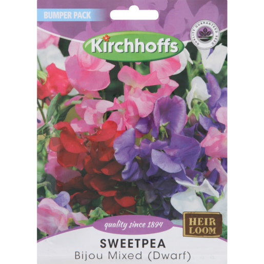 Kirchhoffs Sweetpea Bijou Mixed Dwarf Seeds