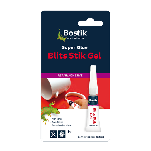 Bostik Blits Stik Super Glue Gel 3g