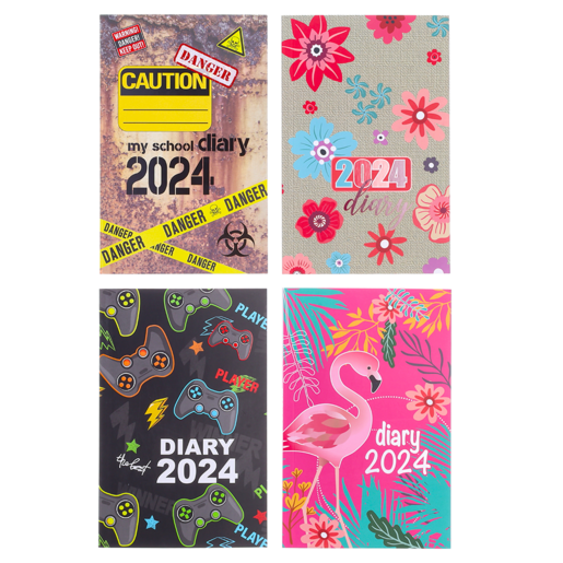 Timeline A5 Soft Cover Diary 2024 (Assorted Item - Supplied At Random)