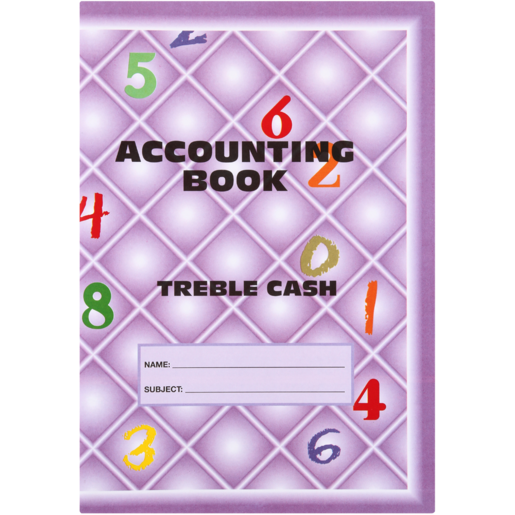 A4 Triple Column Cash Book 72 Page