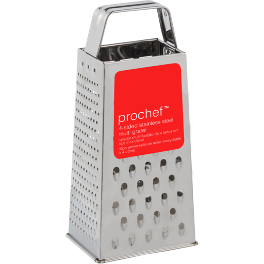 Prochef 4 Sided Stainless Steel Multi Grater