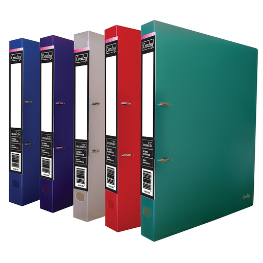 Croxley Transparent Ringbinders (Colour May Vary)