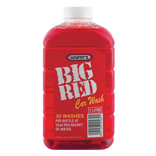 Wynn's Big Red Car Wash Bottle 1L