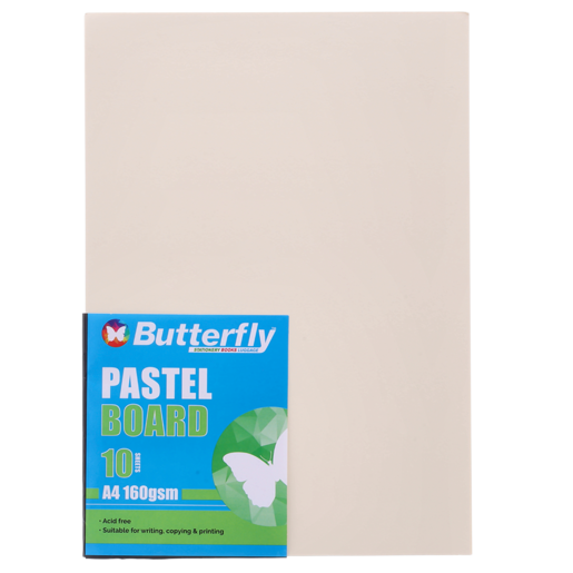 Butterfly A4 Pastel Project Board 10 Pack