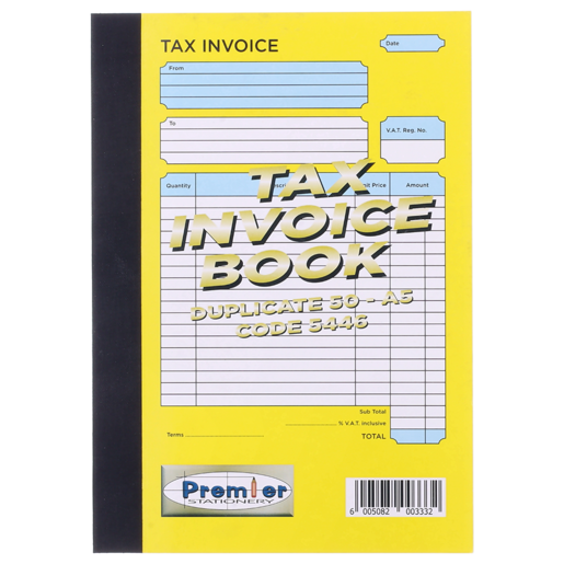 Premier Tax Invoice Book