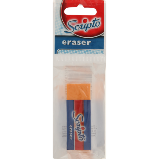Scripto Neon Orange Eraser (Assorted Item - Supplied At Random)