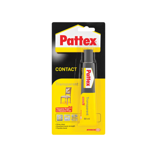 Pattex Transparent Contact Adhesive 50ml