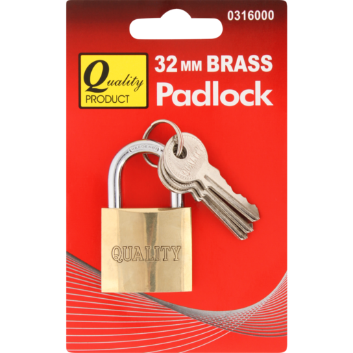 Quality Brass Padlock 32mm