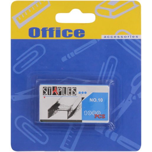 Office No. 10 Staples 1000 Pack