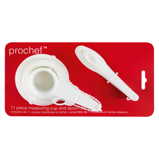 Prochef Measuring Cup & Spoons Set 11 Pack