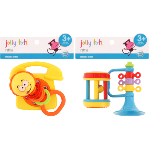 Jolly Tots 3 Months Rattle 2 Pack