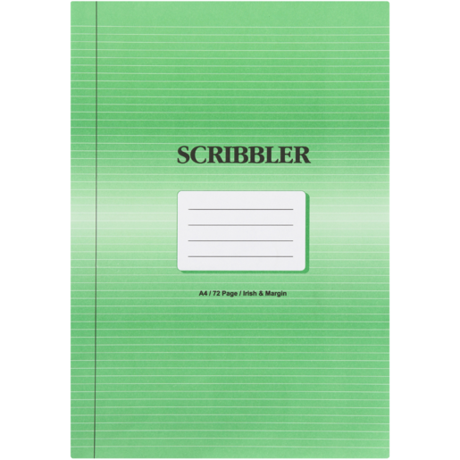 A4 Scribbler Irish & Margin Exercise Book 72 Page