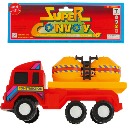 Super Convoy Plastic Truck (Assorted Item - Supplied At Random)