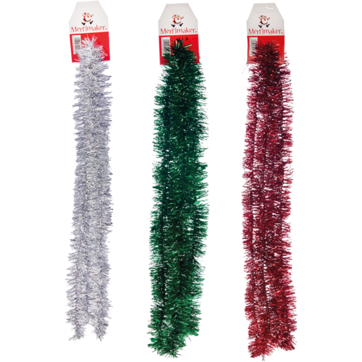 Merrimaker Christmas Tinsel 4 Ply 50mm x 2m (Assorted Item - Supplied At Random)