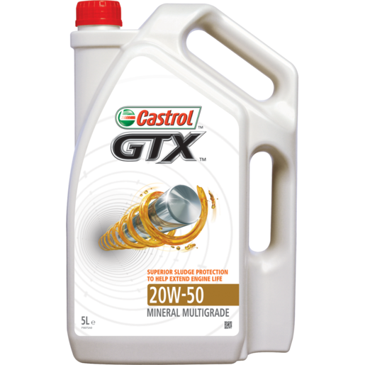 Castrol GTX Motor Oil 20W-50 5L