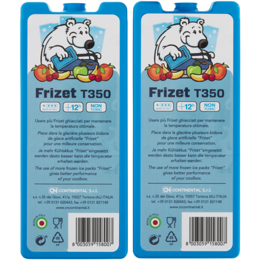Frizet Blue T350 Ice Packs 2 Pack