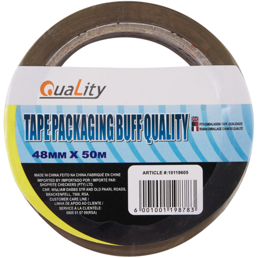 Quality Packaging Buff Tape 48mm x 50m