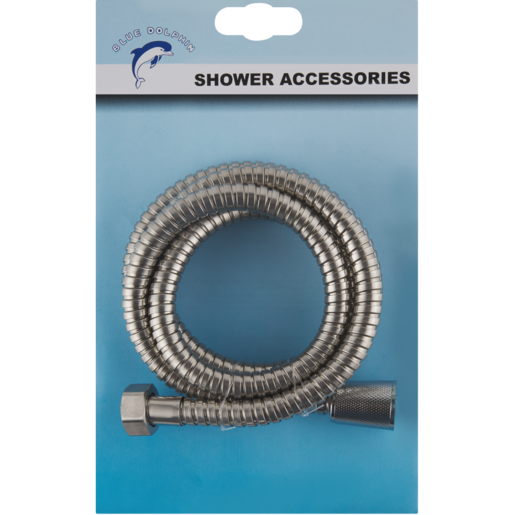 Blue Dolphin Stainless Steel Shower Hose 1.5m