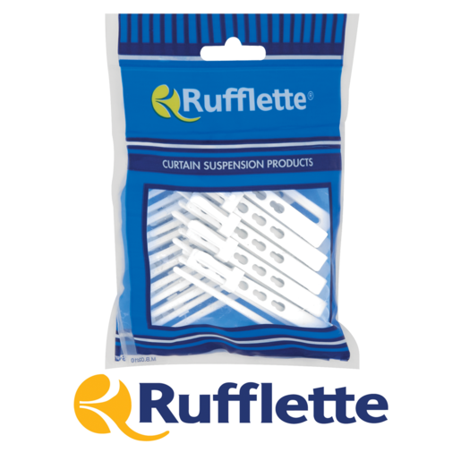 Rufflette White Adjustable Nylon Hooks