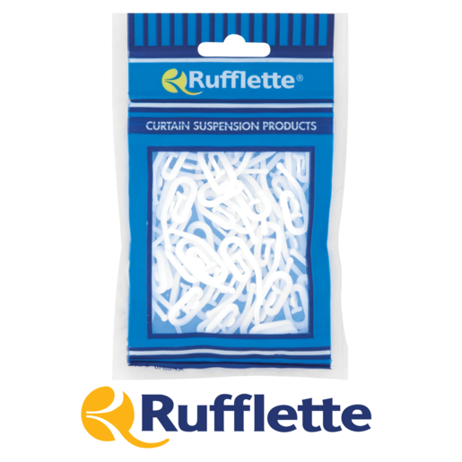 Rufflette White Acetyl Hooks