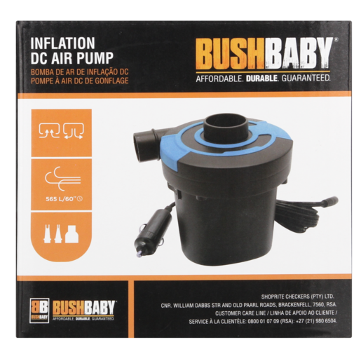 Bush Baby Inflation DC Air Pump