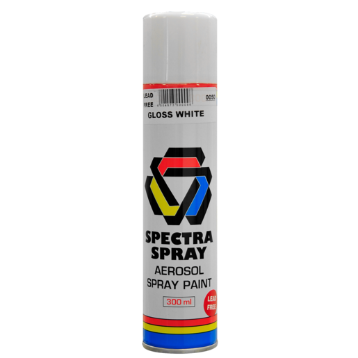 Spectra Gloss White Spray Paint Can 300ml