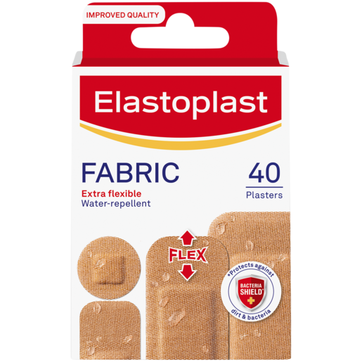 Elastoplast Extra Flexible Breathable Fabric Plasters 40 Pack