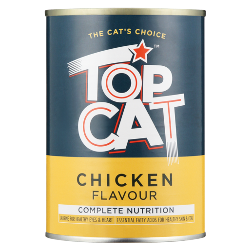 Top Cat Chicken Flavoured Cat Food Can 425g